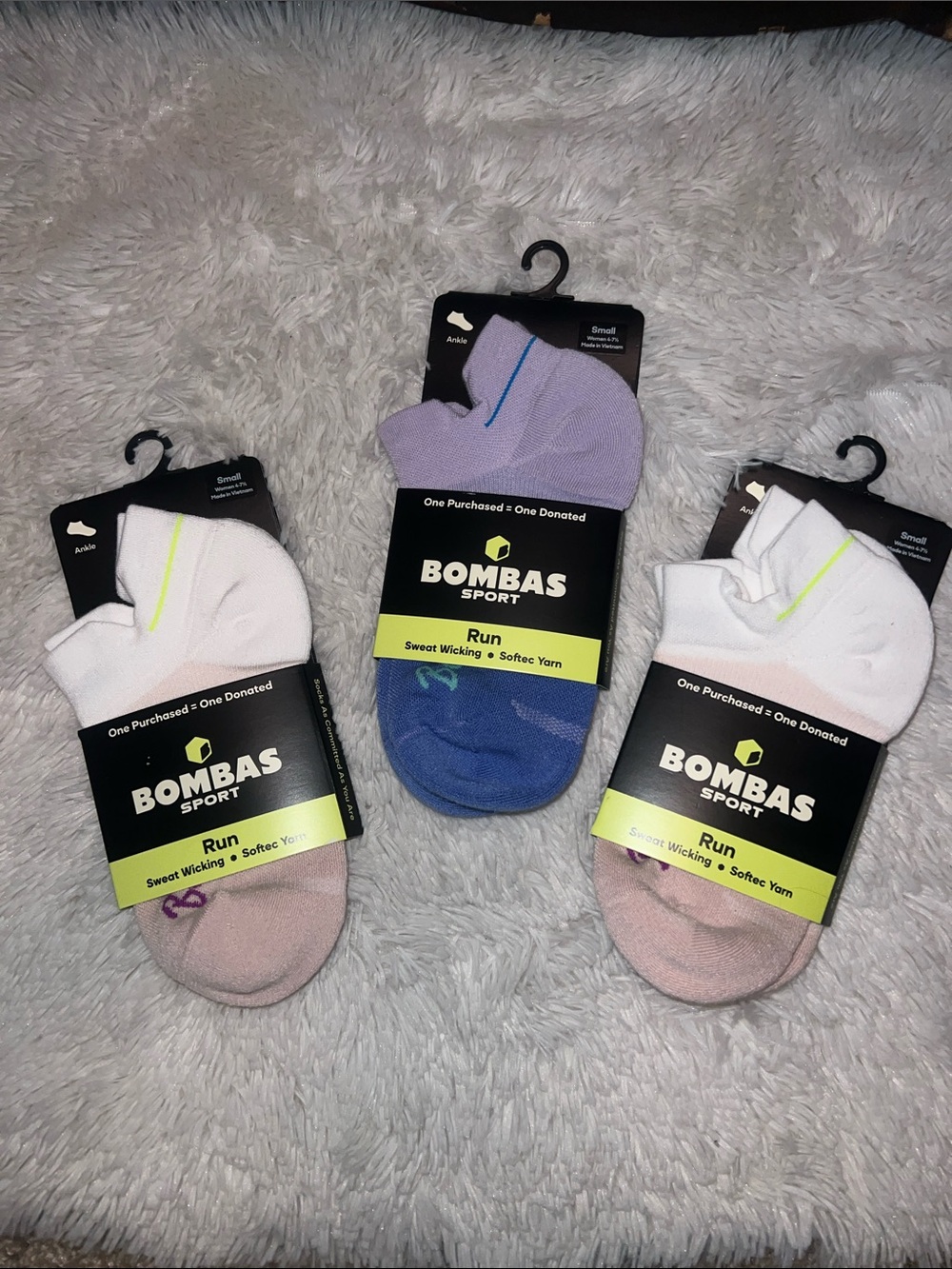 BOMBAS DYNAMIC TRIO OF RUN ANKLE SOCKS